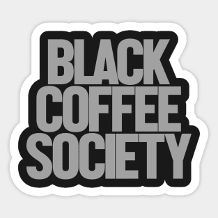 black coffee Sticker